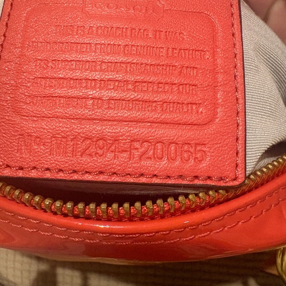 Coach Peyton Embossed Patent Leather Satchel - Picture 16 of 17